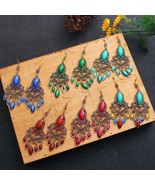 Vintage Bohemian Drop Earrings - $20.37 CAD