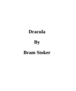 Bram Stoker&#39;s Dracula PDF Version on 4G USB Stick - $19.50