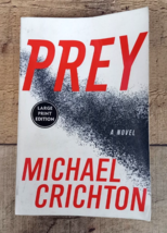 PREY - Paperback LARGE PRINT EDITION - Michael Crichton Novel - $13.67 CAD