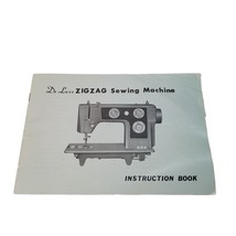 Instruction Manual Deluxe Zig-Zag Sewing Machine Printed in Japan 518B Vintage - £7.94 GBP