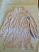 Size 4 5 XS Cat &amp; Jack dress sweater turtle neck metallic long sleeve pink - £9.59 GBP