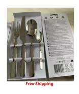 SMEG Stainless Steel 4 Piece Cutlery Set European-Style Tableware Free S... - $33.17