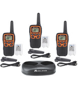 Midland T51X3VP3 3PK T51X-TALKER 2 WAY RADIO BLK/OR 28MILES NIMH BATT CH... - $161.30 CAD