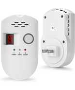 Natural Gas Leak Detector, Plug-In Propane Natural Gas Detector For, Met... - £27.16 GBP