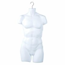 Only Hangers Injection Molded Male Torso- Clear Frosted - $27.27