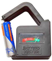 Analog BATTERY TESTER 9v 9 v aa AAA C D 1.5v watch hearing aid Batteries Testing - £14.69 GBP