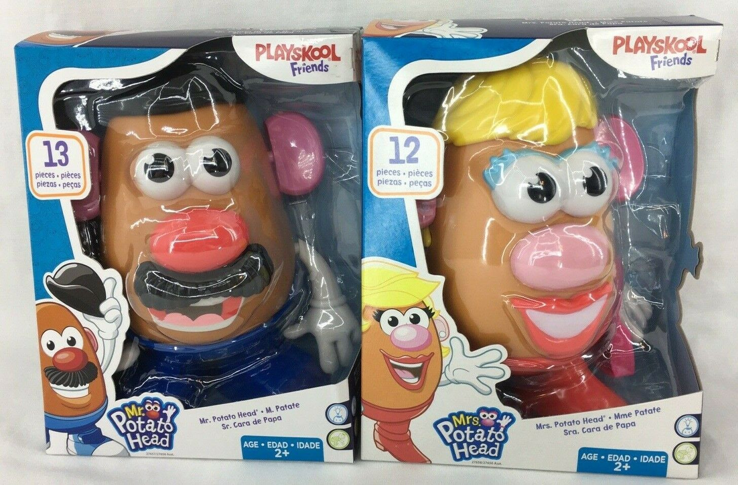 Mr. Potato Head & Mrs. Potato Head Classic Retro Toys Set / 2 NEW ORIGINAL BOXES - $46.74