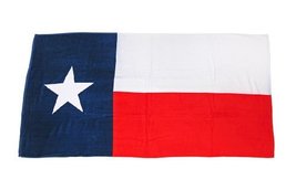 RFCO Texas Flag Beach Towel 60 X 30 Texan Lone Star - $22.88