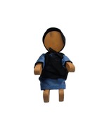 Faceless Amish &quot;Sarah Jane&quot; Girl Woman Wooden And Cloth Doll 15.5&quot; Shelf... - $364.37 MXN