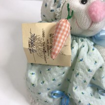 Vintage Wittle Wabbit Hoppity 80s SOCK BUNNY Easter Rabbit Calico Carott kitsch - £15.81 GBP