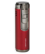 Vertigo Eloquence Quadruple Torch Lighter RED/GUNMETAL - VERT ELOQUENCE RED - $539.31 MXN