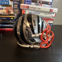 EVAN MCPHERSON - Signed Mini Helmet - Bengals Flash Alternative - Fanati... - £118.66 GBP