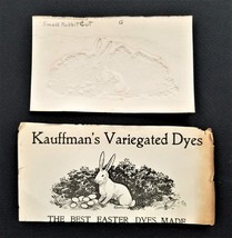 Antique Kauffman&#39;s Egg Dyes Gap Lancaster Pa Easter Embossed Cardboard Pattern - £38.13 GBP