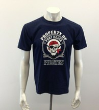 Port Dover Pirates Boys Size XL Graphic Short Sleeve T Shirt Blue Cotton - £8.55 GBP