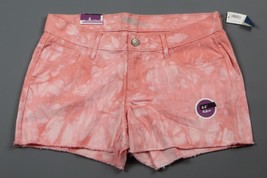 NWT- OLD NAVY The Diva Cutoff &quot;Warm Tie Dye&quot; Light Coral 3.5&quot; Jean short... - £11.87 GBP