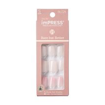 KISS imPRESS No Glue Mani Press On Nails, Bare But Better, &#39;Effortless F... - $9.79