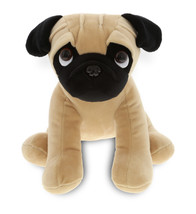Sitting Pug Stuffed Animal Dog Plush Toy Huggable Cuddle Puppy 10 Inch - £28.11 GBP