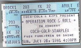 ALICE COOPER OPERATION ROCK &amp; ROLL TOUR 1991 Ticket Stub Houston Texas C... - £3.86 GBP