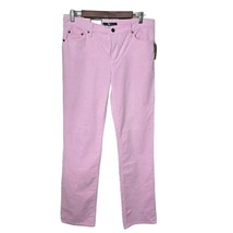 Lauren Ralph Lauren The Classic Straight Jeans Pink 8 Corduroy Preppy Je... - $25.73