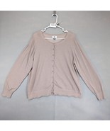 Old Navy Women&#39;s XXL Cardigan Sweater Lightweight Knit Metallic Taupe Mi... - $20.00