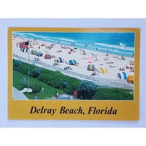 Postcard Delray Beach Florida USA Posted 1990 Aerial View - £5.01 GBP