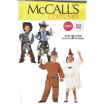 McCall&#39;s Sewing Pattern 7226 Cowboys Indians Costumes Child Size 3-4 - £7.18 GBP