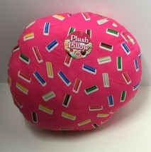 Royal Deluxe Accessories Round Pink Licorice Candy Themed Plush Pillow - $10.48