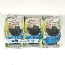 Trader Joe&#39;s Organic Roasted Teriyaki Seaweed Healthy Snack 6 PACKS 01/2025 - £11.84 GBP