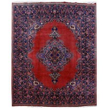 Vintage 10x13 Authentic Hand Knotted Oriental Rug B-80853 - £2,289.53 GBP