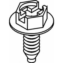 GS-1032 10-32 X 3/8&quot; Green Ground Screw - $0.76 MXN