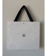 New MONCLER White Embossed Paper Gift Shopping Bag Medium 14.0&quot;x12.5&quot;x4.75&quot; - £23.24 GBP