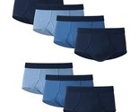 Hanes Men&#39;s Briefs 7 Pack, Assorted Blue, Medium - £17.78 GBP