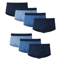Hanes Men&#39;s Briefs 7 Pack, Assorted Blue, Medium - £18.22 GBP