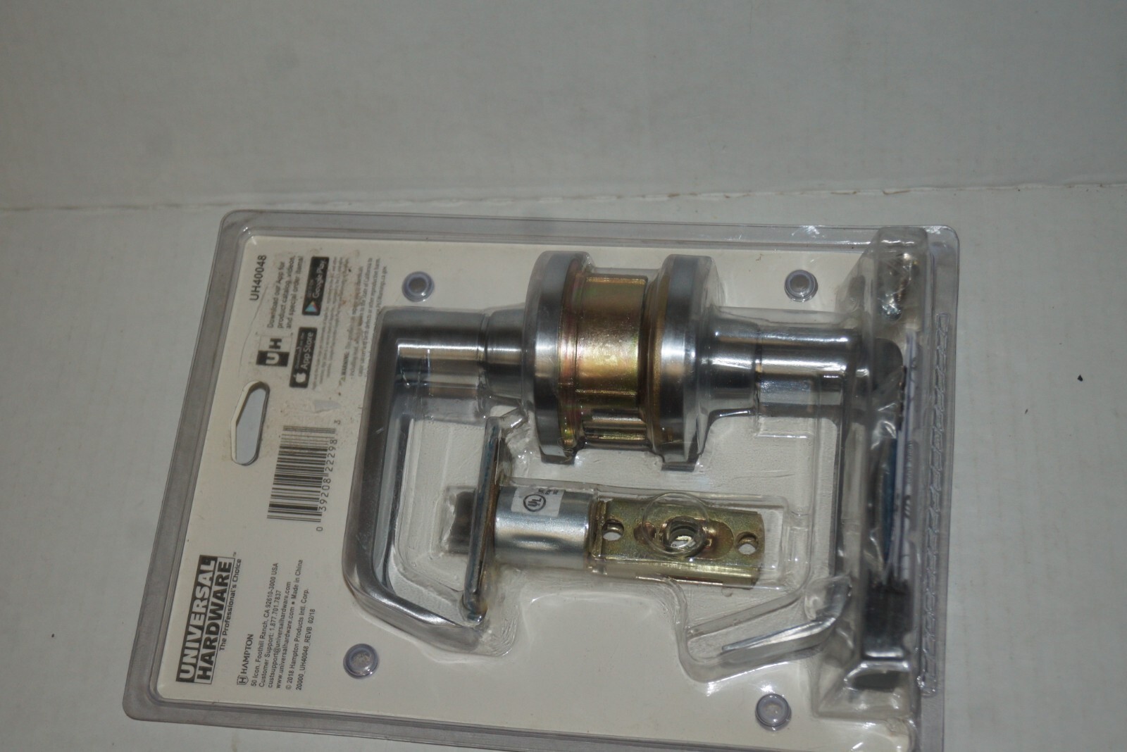 Universal Hardware Privacy Light Duty Commercial Chrome  Door Handle UH40048 Item image 5
