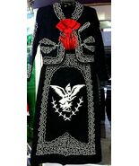 Women's Mariachi Charro Dress Outfit Mexico Folklorico 5 De Mayo Fiesta New - $173.25