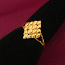 22cts Stamp Solid Goldknot Rings Size 6.25 Maternal mother Free Shipping Jewelry - £407.46 GBP