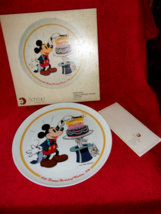 Schmid Walt Disney Happy Birthday Mickey 1928-1978 Collector LTD ED Plate W/Box - £20.35 GBP