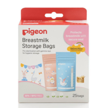 Pigeon Breast Milk Storage Bags 180ml 25 Pack - $103.00