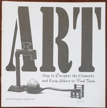 ART How To Decipher the Elements and Know Where to Find Them, Library Di... - £3.10 GBP