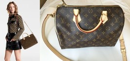 $1890 Louis Vuitton Speedy Monogram Bandoliere 30 Bag - 8/22/2024 - £1,221.24 GBP