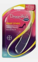 TWO Dr Scholl&#39;s DreamWalk Heel Liners Helps Prevent Shoe Rubbing &amp; Slipping Pair - £7.36 GBP