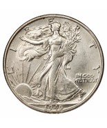 1945-S Silver Walking Liberty 50C (Choice BU Condition) Full Mint Luster - $1,365.11 MXN