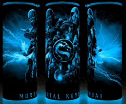 Glow in the Dark Mortal Kombat 2021 Movie Cup Mug Tumbler 20oz - £18.05 GBP