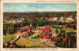 Aeroplane View John Hopkins University Homewood Baltimore MD Postcard PC82 - $4.99
