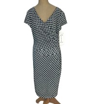 Joseph Ribkoff Women&#39;s Reversible Black White Polka Dot Dress Resort Wear 10 U3 - £44.00 GBP