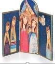 DEMDACO Nativity Hinged Tryptic Table Art - £40.18 GBP