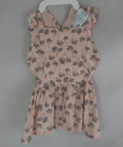 NWT Top Paw Pink Palm Apron Dress Dog Size Large - $10.88