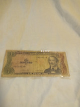 1984 Series      Dominican Republic      One Peso Oro Banknote - £7.86 GBP