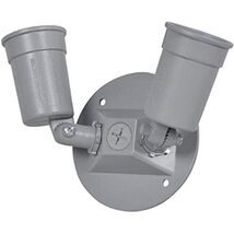 Master Electrician LC23NX Round Double Lamp Holder with 4-Inch Round Cover - $519.87 MXN