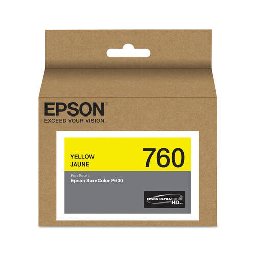 Primary image for EPSON - CLOSED PRINTERS AND INK T760420 T760 ULTRACHROME HD YELLOW INK